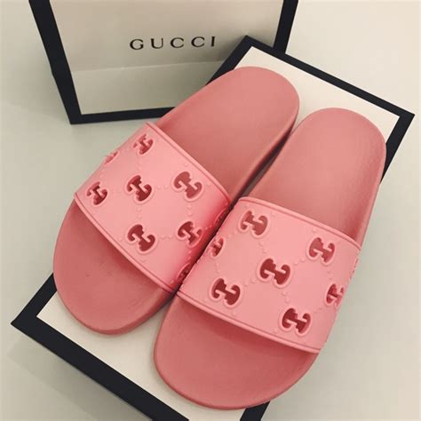 pink gucci slides cheap|pink gucci slides farfetch.